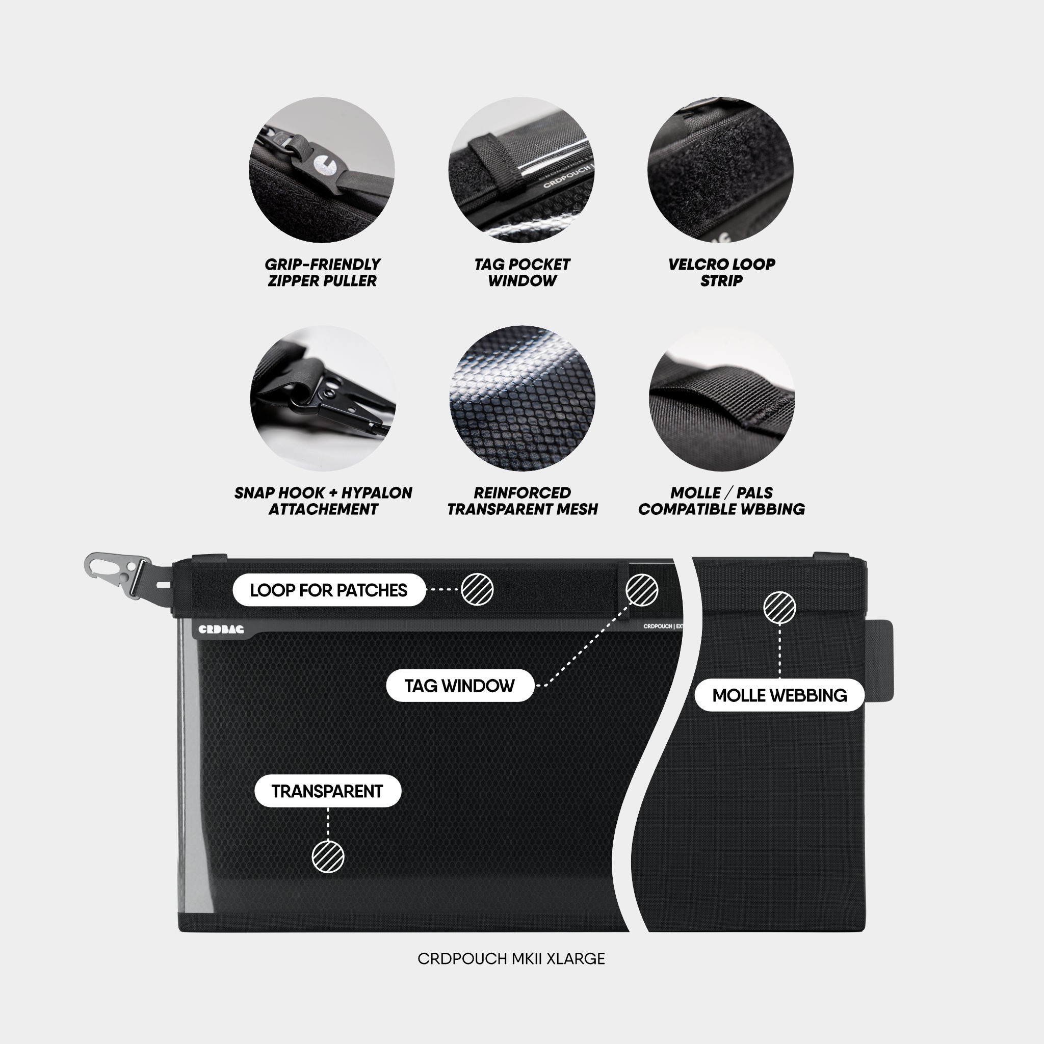 CRDPOUCH Travel Pouch XLarge